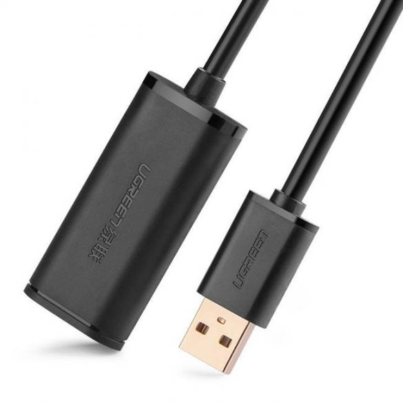 Cablu prelungitor activ UGREEN USB 2.0 5m chipset (negru)