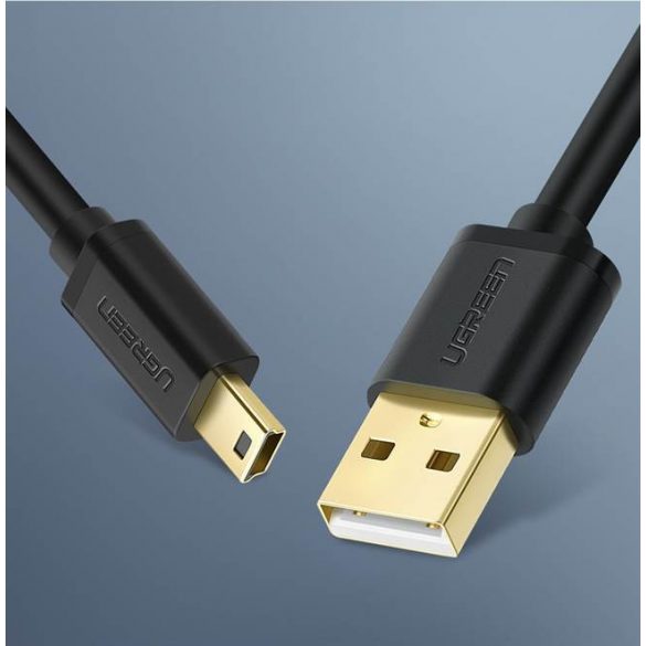 UGREEN USB 2.0 apa Mini 5 Pin Apa Cable 3m (negru)