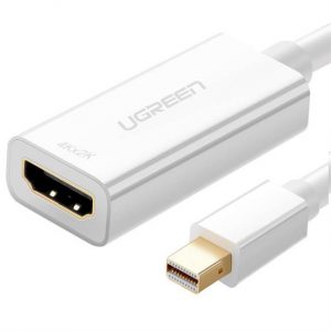 Convertor UGREEN Mini DP-HDMI 1080 (alb)