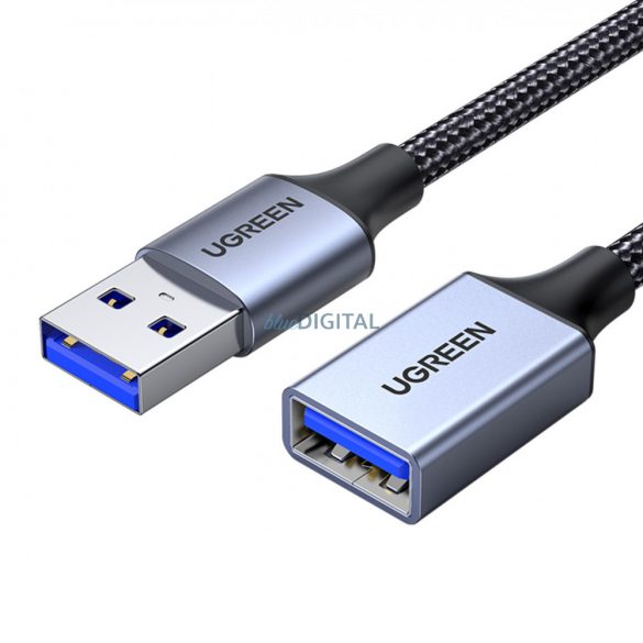 Cablu adaptor pentru prelungitor Ugreen USB (mascul) - USB (fema) 3.0 5Gb/s 2m gri (US115)