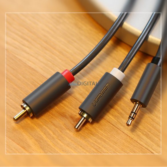 Cablu audio Ugreen cablu 3,5 mm mini jack (tata) - 2RCA (tata) 1,5 m (AV102)