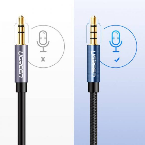 UGREEN 3,5 mm cablu audio de la mascul la mascul 1M