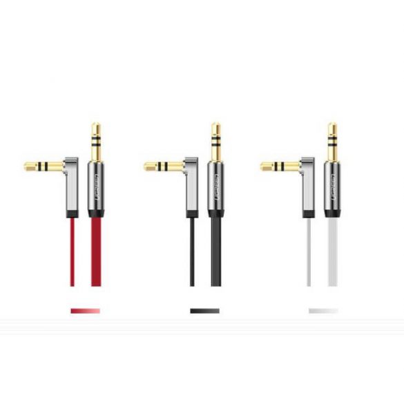 UGREEN mufă 3,5 mm cablu plat tată 3,5 mm unghi drept 2M