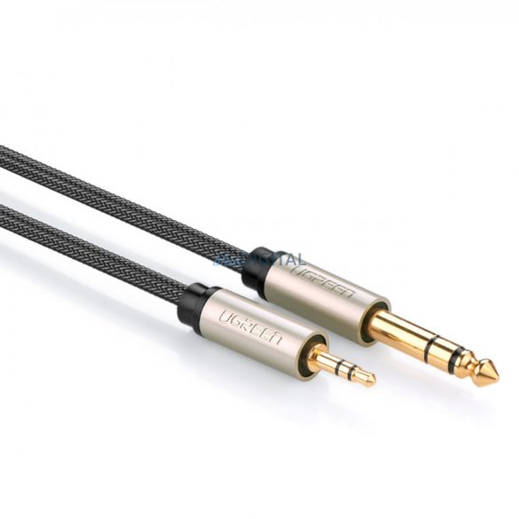 Cablu Ugreen cablu audio TRS mini jack 3.5mm - jack 6.35mm 1m gri