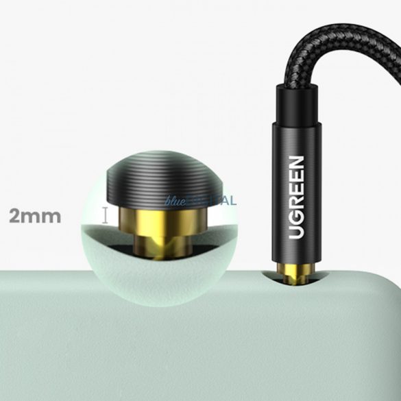 Ugreen AUX cablu audio drept minijack 3,5 mm 1m albastru (AV112)