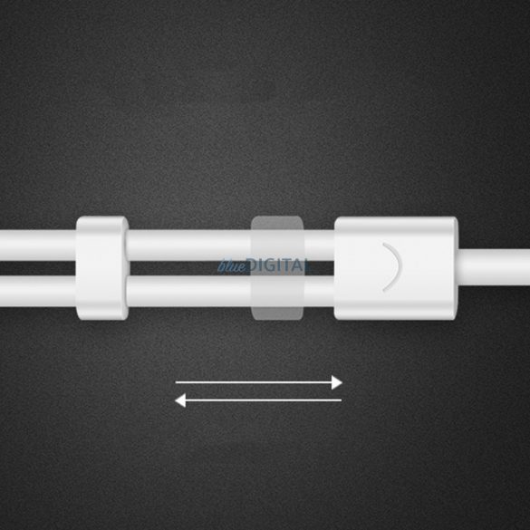 Cablu cablu Ugreen splitter căști mini mufă 3,5 mm - 2 x mini mufă 3,5 mm (2 x ieșire stereo) 20 cm alb (AV134)