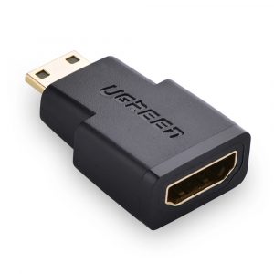 Adaptor Ugreen 20101 mini HDMI (mascul) / HDMI (fema) - negru