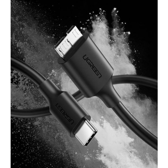 Ugreen US312 Micro USB 3.0 USB-C cablu 1m negru