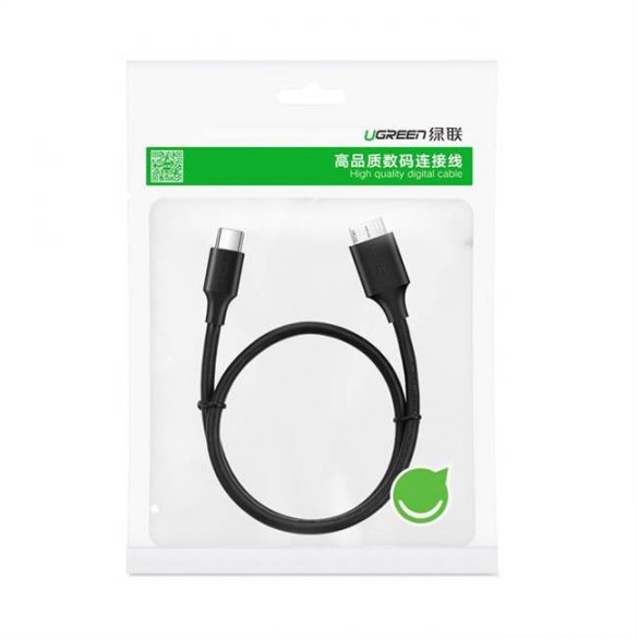 Ugreen US312 Micro USB 3.0 USB-C cablu 1m negru