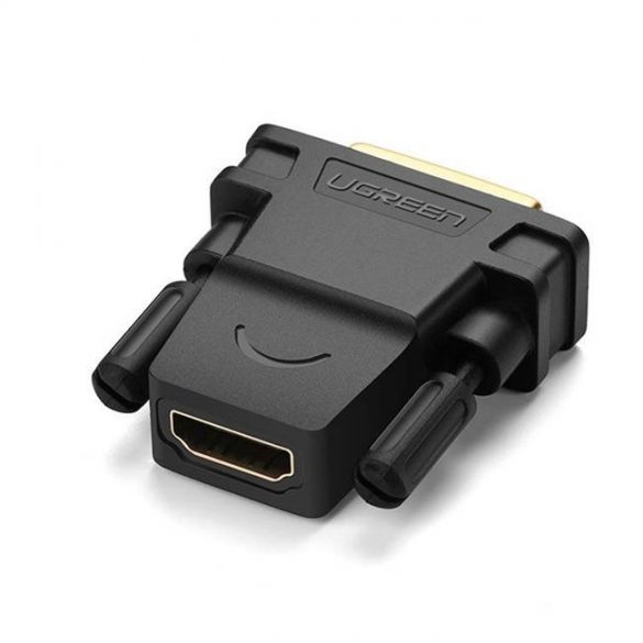 UGREEN Adaptor DVI 24 + 1 de la mascul la femelă HDMI (negru)