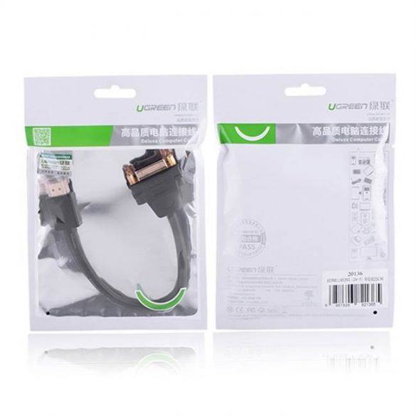 UGREEN HDMI male to female DVI cablu adaptor 22cm (negru)