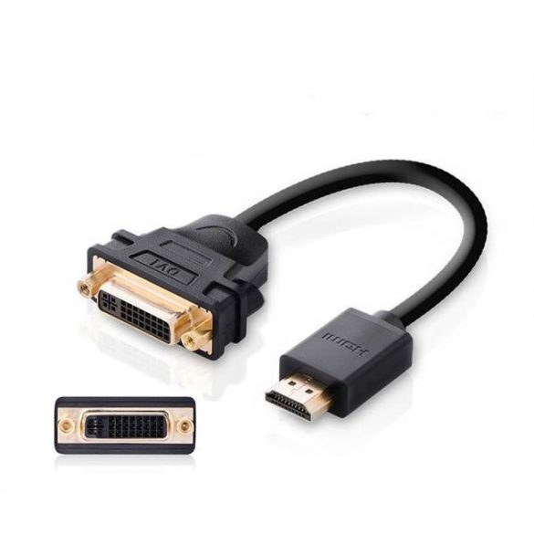 UGREEN HDMI male to female DVI cablu adaptor 22cm (negru)