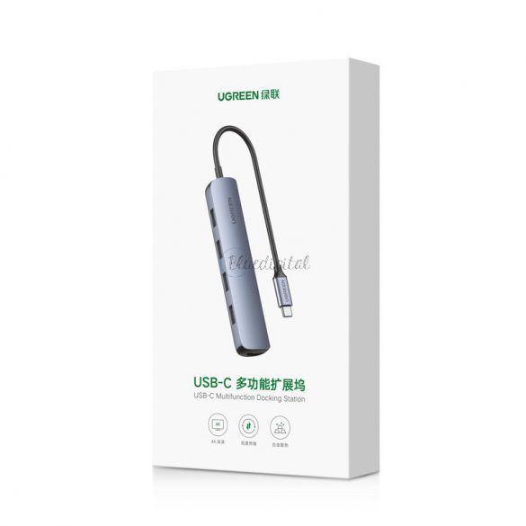 Adaptor Ugreen USB Tip C - HDMI / 4 x USB gri (CM417)