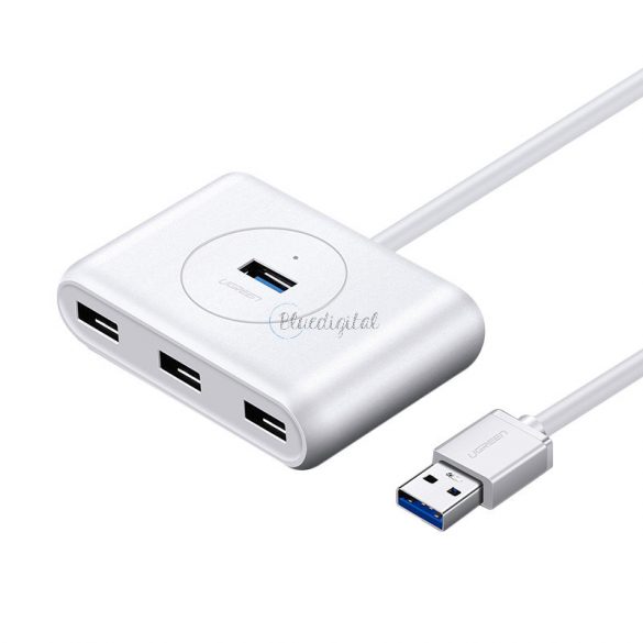 HUB USB multifuncțional Ugreen tip c - 4 x USB 3.0 1m alb (CR113)