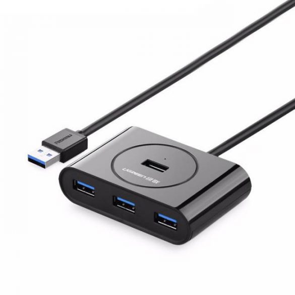 Hub UGREEN USB 3.0 4 porturi negru 50cm