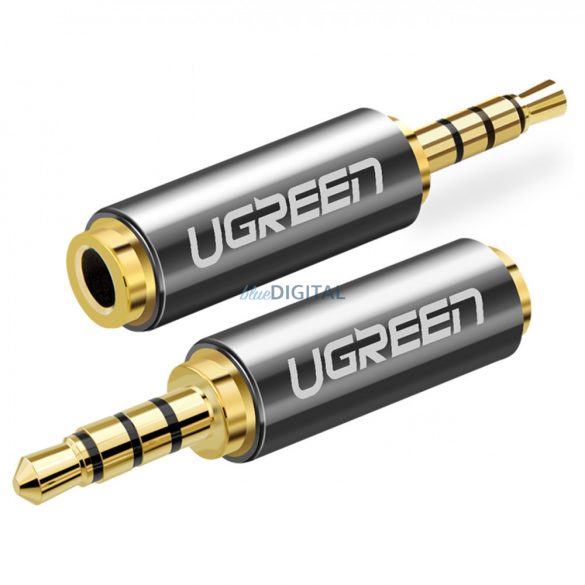 Adaptor audio Ugreen de la jack 2,5 mm tata la jack 3,5 mm mama negru (20501)