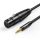 Cablu audio Ugreen 3.5mm mini jack (tata) - XLR (mama) 1m negru (AV182)