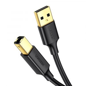 Ugreen Cablu de imprimantă USB tip B (masculin) - USB 2.0 (masculin) 480 Mbps 2 m negru (US135 20847)