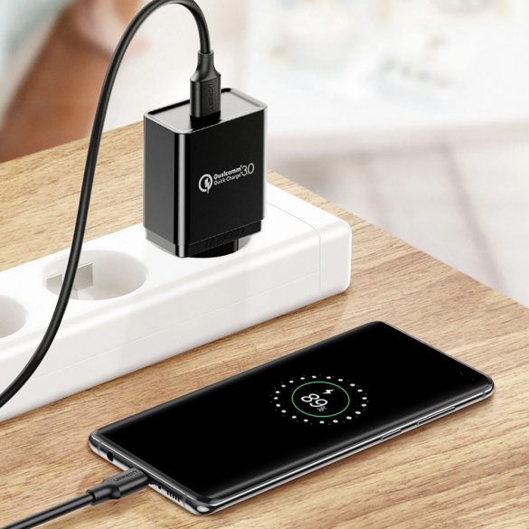 Ugreen US184 20881 Cablu USB-A 3.0 / USB-C 3A 0,5 m - negru