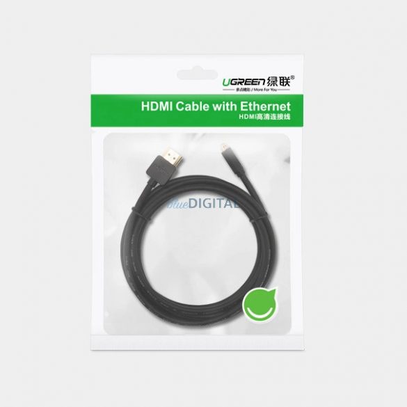 Ugreen HD127 cablu micro HDMI - HDMI 2.0 2 m - negru