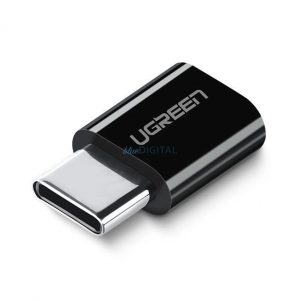 Adaptor Ugreen adaptor micro USB la USB tip C negru (30391)