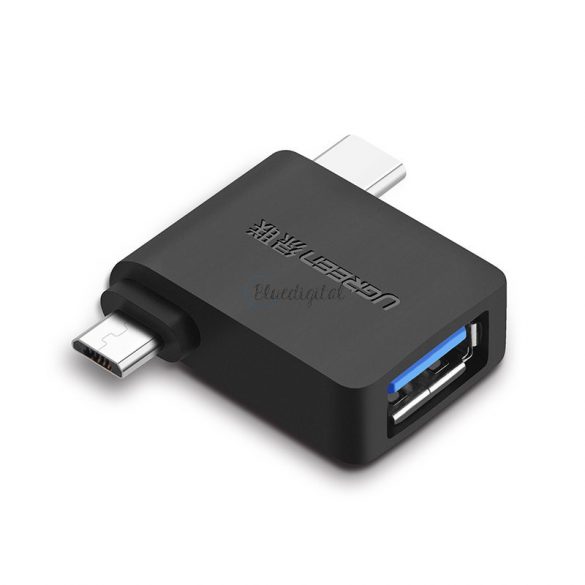 Ugreen adaptor OTG USB USB 3.2 Gen 1 (5Gbps) - USB Tip C / micro USB negru (30453)