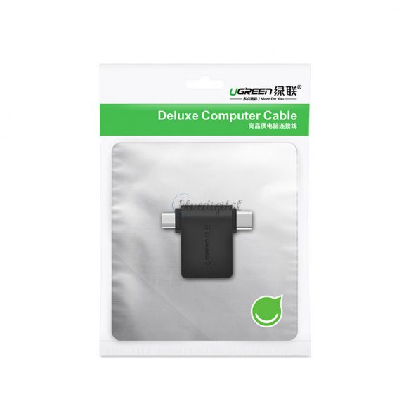 Ugreen adaptor OTG USB USB 3.2 Gen 1 (5Gbps) - USB Tip C / micro USB negru (30453)