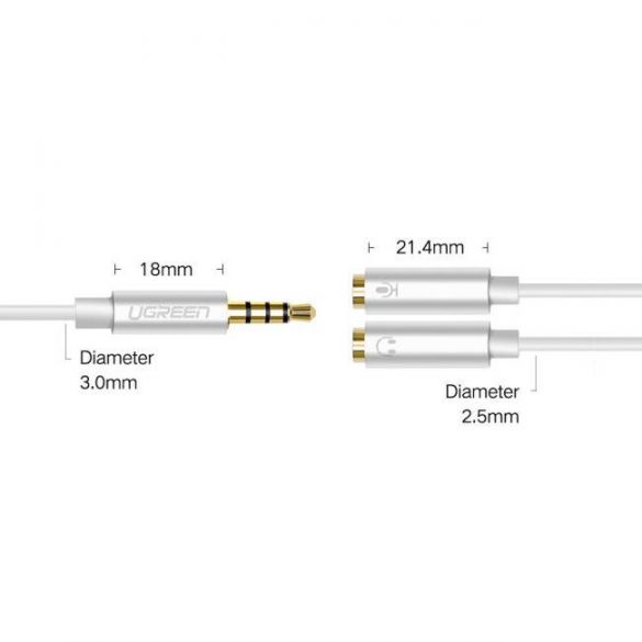 UGREEN 3.5 mm apa Dual 3.5 mm piuliță Headset Splitter