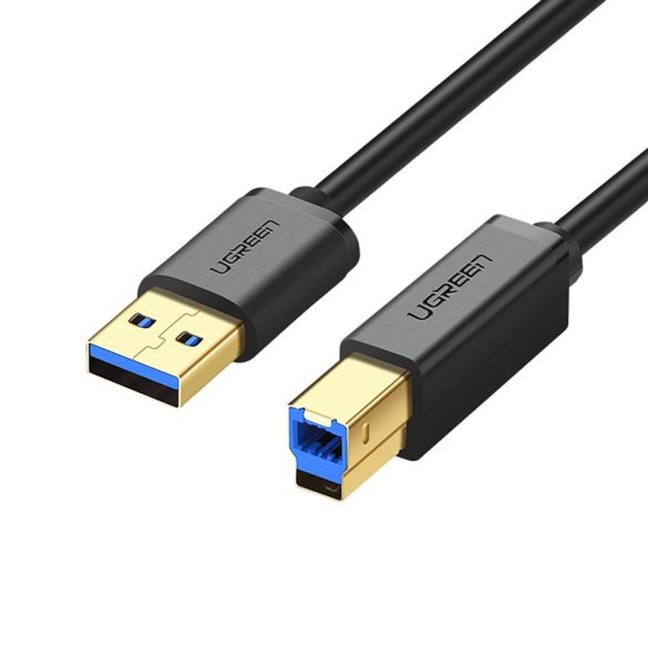 Cablu de imprimantă Ugreen US210 30753 USB-A 3.0 / USB-B 5Gbps 1m - negru