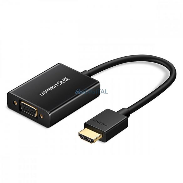 Cablu adaptor cablu Ugreen HDMI (mascul) - VGA (femă) negru (MM102)