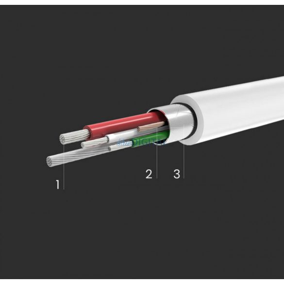 Cablu imprimante Ugreen USB-C - USB-B 480Mb/s 1m alb (US241)