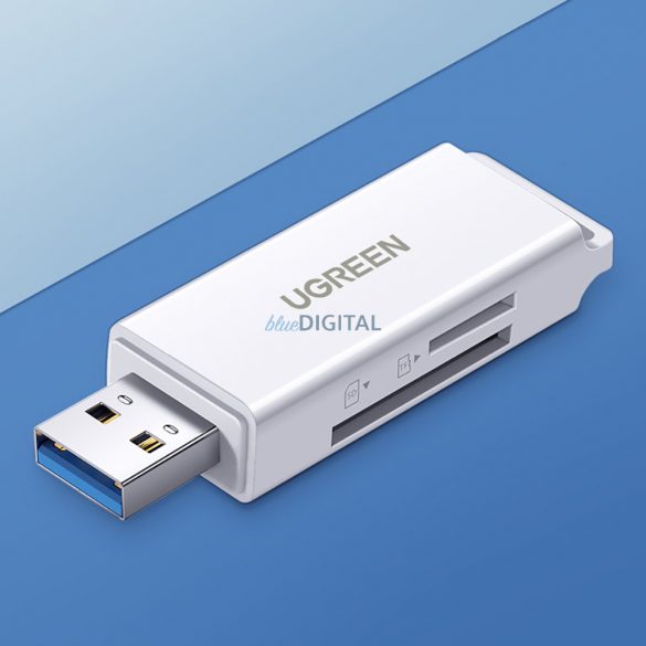 Ugreen USB 3.0 portabil TF/SD Card Reader negru (CM104)