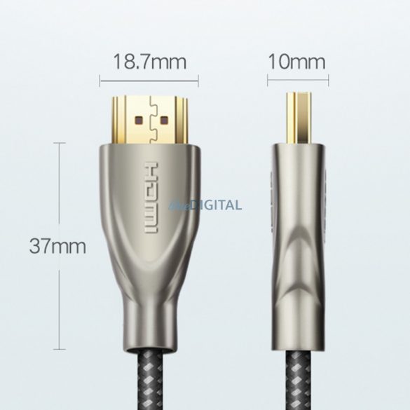 Cablu Ugreen HDMI 2.0 4K 60Hz 1m gri (HD131)