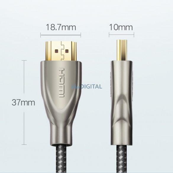 Cablu Ugreen HDMI 2.0 4K UHD 2m negru (HD131)