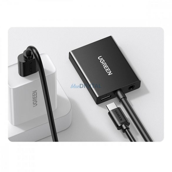 Ugreen cablu adaptor cablu VGA (tata) - HDMI (mama) 0.15m negru (CM513)