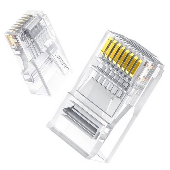 Conector Ugreen 10x RJ45 8P8C Cat 6 transparent (50.961)