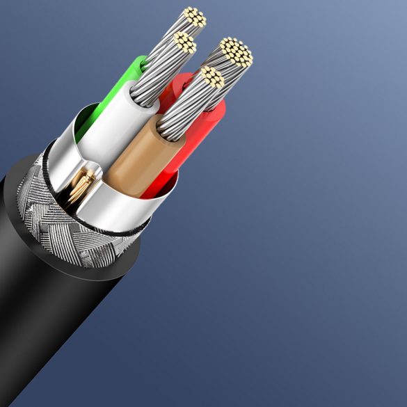 Cablu de date și încărcare USB tip C Ugreen 3A 0,5 m negru (US286)