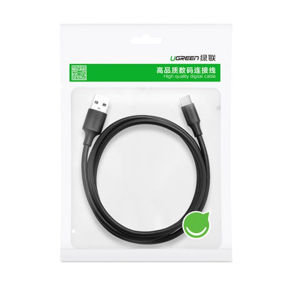 Cablu Ugreen Cablu USB - USB Tip C Quick Charge 3.0 3A 0.25m negru (US287 60114)