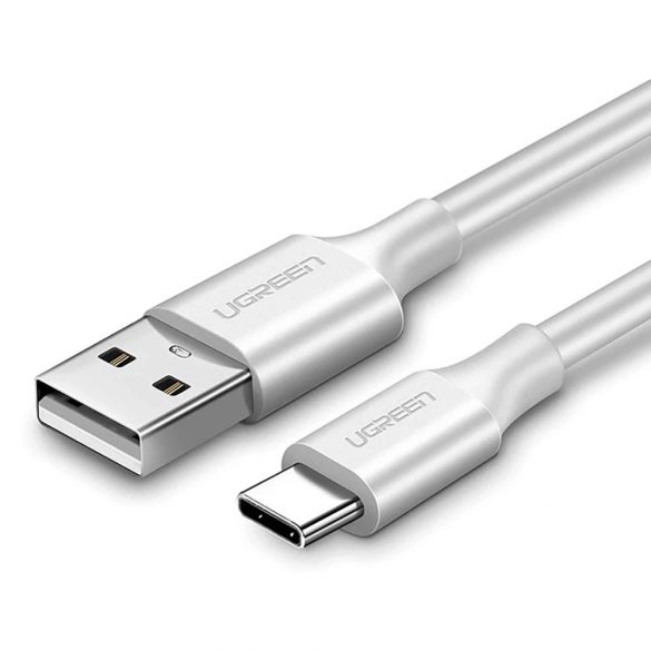 Ugreen US287 60119 cablu USB-A / USB-C 3A 0,25 m - alb