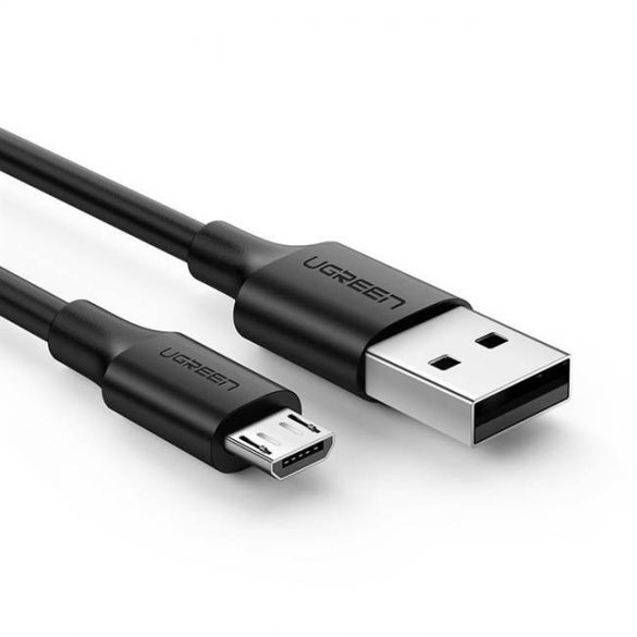 UGREEN USB 2.0 A-Micro USB cablu nichelat 1.5m (negru)