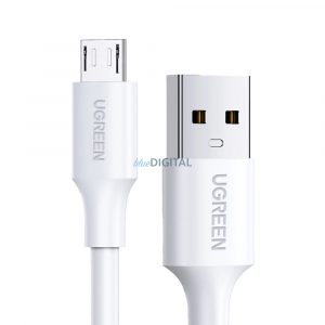 Cablu USB 2.0 A la Micro USB UGREEN US289 Placare cu nichel 0,25 m alb