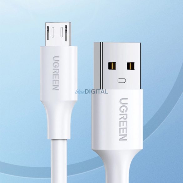 Cablu USB 2.0 A la Micro USB UGREEN US289 Placare cu nichel 0,25 m alb