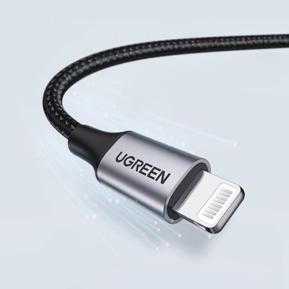 Cablu USB-A / Lightning MFi Ugreen US199 60157 1,5 m - negru