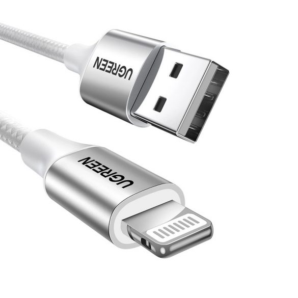 Ugreen US199 60163 Cablu USB-A / Lightning MFi 2m - argintiu