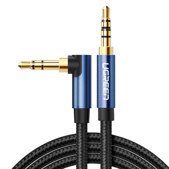 Cablu audio Ugreen 2 x mini jack 3.5mm 0.5m albastru (AV112)