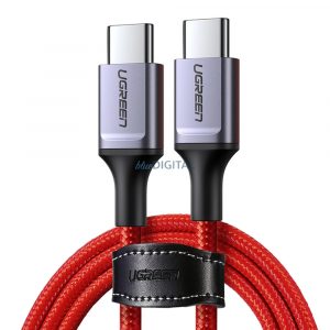 Cablu Ugreen US294 USB-C 2.0 / USB-C 2.0 3A - roșu