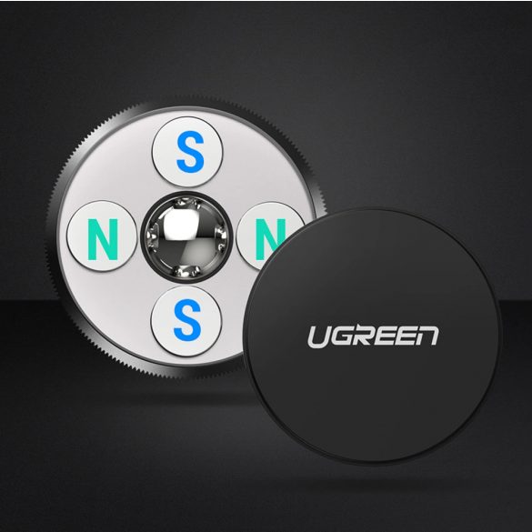 Suport telefon auto magnetic Ugreen LP117 60316 pe bord - negru