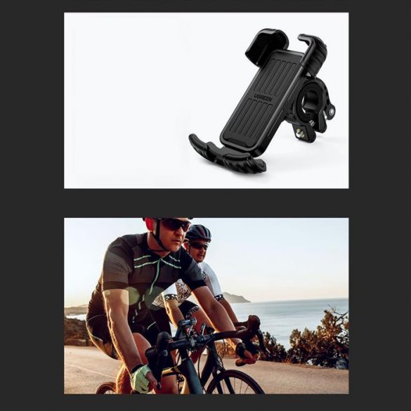 Ugreen ciclism Mount Phone Holder (Aplicabil pentru biciclete și motociclete) negru (LP494 negru)