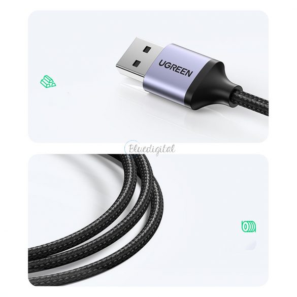 Adaptor multifuncțional Ugreen HUB USB 3.0 - 3 x USB / Ethernet RJ-45 / USB Tip C PD gri (CM475)