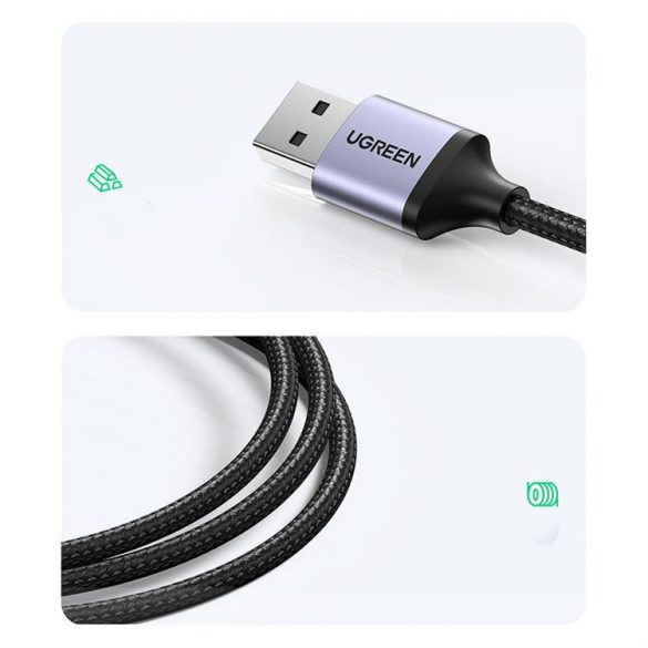 Adaptor multifuncțional Ugreen HUB USB 3.0 - 3 x USB / Ethernet RJ-45 / USB Tip C PD gri (CM475)